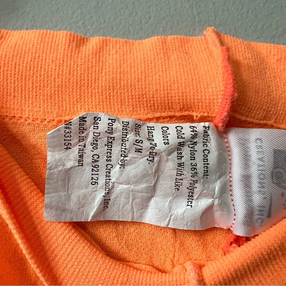 Halloween Tights by Pony Express Creations Orange Black Striped Size S/M Girls